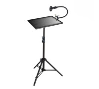 Напольная подставка PLS-14-GDM для ноутбука с гибким держателем ручного микрофона