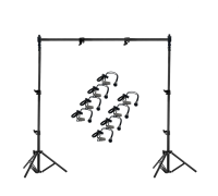 Каркас высота 2 м, ширина до 1.8 м с 8 боковыми зажимами для фотофона