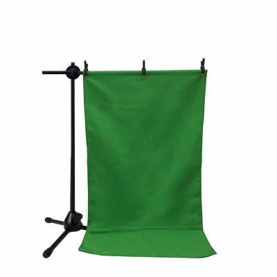 Стойка MLF с фоном хромакей тканевый, 0.5x1 м, и прищепками, 3 шт в комплекте