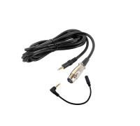 Кабель XLR-Jack 3.5 (2,5 м) для микрофона с угловым переходником Mini Jack 3.5 мм для подключения к компьютеру, смартфонам и планшетам