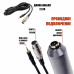 Кабель XLR-Jack 3.5  (2,5 м) для микрофона с угловым переходником Mini Jack 3.5 мм, для подключения к компьютеру, смартфонам и планшетам