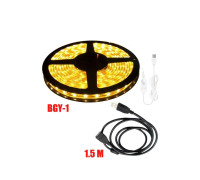 Светодиодная  самоклеящаяся лента BGY-1U с датчиком движения, 5 м, и удлинителем USB 2.0 длиной 1.5 м