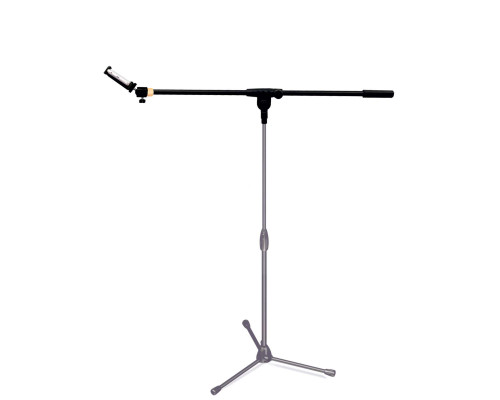 Наклонная стойка PRO-63-38ST с держателем для телефона на шарнире для горизонтальной съемки сверху на штатив с резьбой 3/8"