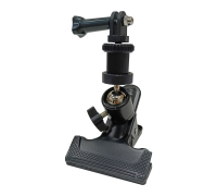 Прищепка держатель FC-PK с пластиковым креплением и стяжным винтом с гайкой для GoPro