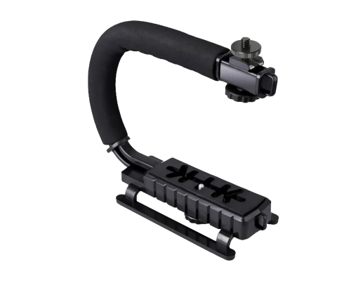 Ручка держатель для камеры DK-AG1, ручной стабилизатор с адаптером под "башмак" с одной гайкой и резьбой 1/4