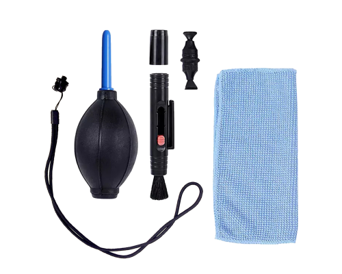 Набор для чистки объектива 3 в 1 и длинный шнурок крепления для камеры D4L с резьбой 1/4’’