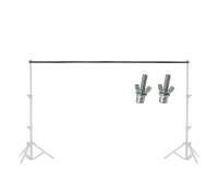 Горизонтальная планка с креплениями для каркаса фотофона, 2 метра