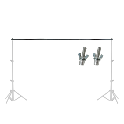 Горизонтальная планка с креплениями для каркаса фотофона, 2 метра