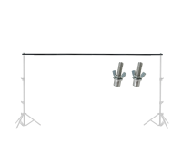 Горизонтальная планка с креплениями для каркаса фотофона, 3 метра