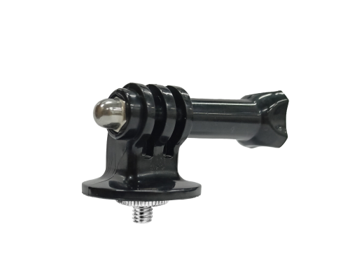 Комплект для GoPro, крепление с тремя зубцами, переходник с внешней резьбой 1/4 и крепежный винт с гайкой