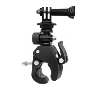 Крепление-зажим KZ-K3 с переходником с резьбой 1/4 и стяжным винтом для GoPro