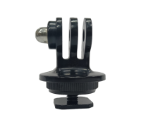 Переходник K3-HB с гайкой для камеры GoPro с креплением в паз холодный башмак