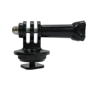 Переходник K3-HBB для камеры GoPro с креплением в паз холодный башмак и стяжным винтом с гайкой