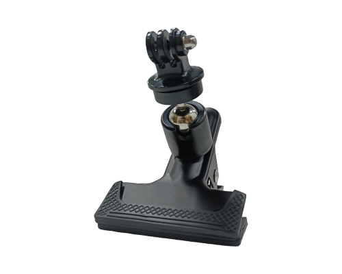 Прищепка держатель FC-K3 с шарнирным креплением и переходником с гайкой для камеры GoPro