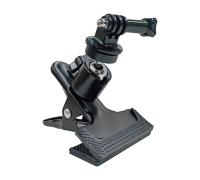 Прищепка держатель FC-K3B с шарнирным креплением, переходником и стяжным винтом с гайкой для GoPro