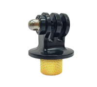 Крепление K3-P38 для GoPro с тремя зубцами и гайкой, внутренняя резьба 3/8"