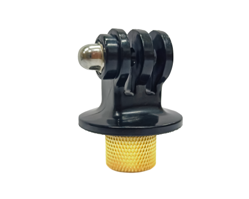 Крепление K3-P38 для GoPro с тремя зубцами и гайкой, внутренняя резьба 3/8"