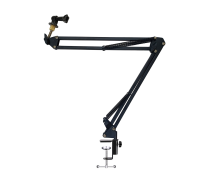 Настольная стойка пантограф NB-К3B с креплением для GoPro с тремя зубцами и стяжным винтом с гайкой