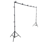 Каркас для фотофона JBH-GP3P, с планкой из 4 секций, шириной до 3 метров, с прищепками в комплекте