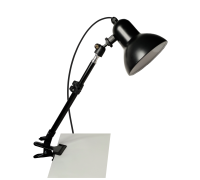 Лампа настольная LPR-1, светильник на шарнирном держателе и прищепке