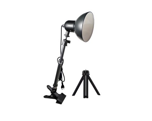 Лампа настольная LPR-2 с удлинителем и установкой на треноге или прищепке