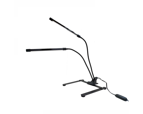 Фитолампа светодиодная F2P-NP для растений с зажимом и настольной подставкой, 2 панели