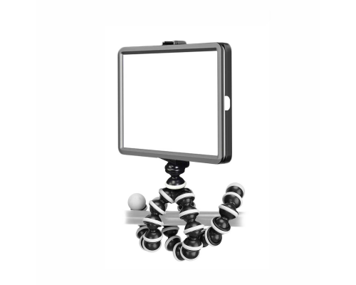 Портативная светодиодная LED панель RAG-Flex-26 с цветными фильтрами на гибком штативе триподе