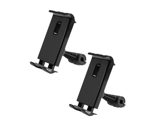 Автомобильный держатель для смартфона и планшета до 19 см на подголовник, 2 шт