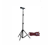  Микрофон динамический RVM, кабель 5м XLR – Jack 6.35, на напольной стойке JBH с держателем «бочонок»