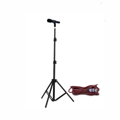  Микрофон динамический RVM, кабель 5м XLR – Jack 6.35, на напольной стойке JBH с держателем «бочонок»