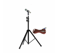 Микрофон динамический TMHK-1, кабель 5м XLR – Jack 6.3, на напольной стойке JBH с держателем «бочонок»