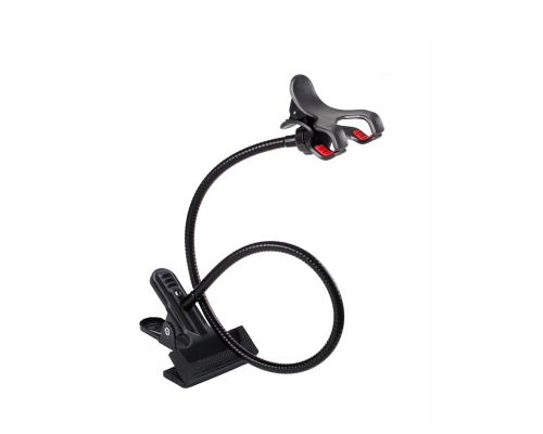 Подставка держатель для смартфона гибкий на металл прищепке PR1