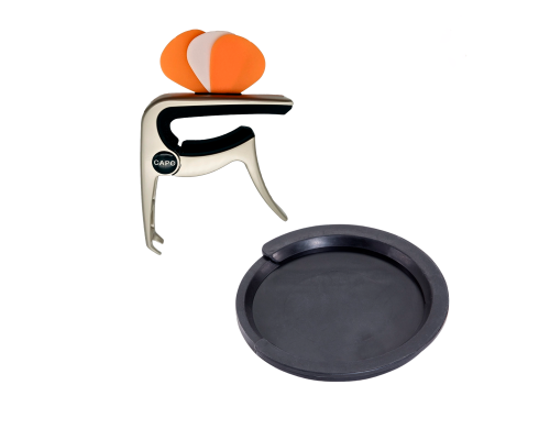 Каподастр и сурдина заглушка для гитары