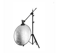 Отражатель для фото и видео, светоотражатель 5в1, 58 см, с креплением PSH-14 на штативе JBH-63K