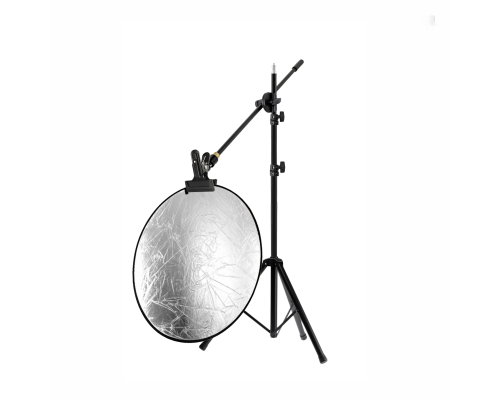 Отражатель для фото и видео, светоотражатель 5в1, 58 см, с креплением PSH-14 на штативе JBH-63K