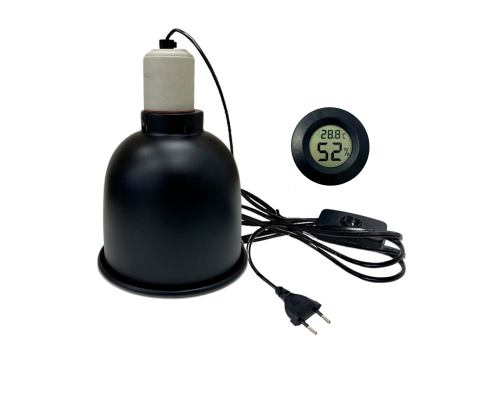 Защитный плафон LST145 и термометр гигрометр для террариума, рептилий