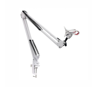 Держатель PRPW для съемки смартфоном на пантографе с гибким креплением, белый