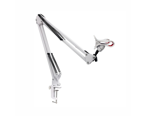 Держатель PRPW для съемки смартфоном на пантографе с гибким креплением, белый