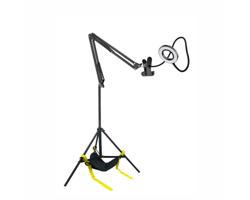 Напольный станок ST-RL9BD-JBH-U-M для вышивания крестиком, держатель для пялец с лампой на треноге JBH-U с мешком для противовеса