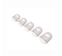 Напальчники силиконовые универсальные белые для игры на гитаре, размер XXS, XS, S, M, L, 5 шт