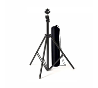 Штатив напольный для камеры JBH-PAZ-AD-14B с креплением в паз, адаптером холодный башмак с резьбой 1/4, с одной гайкой и сумкой для переноски