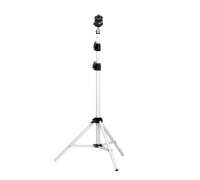 Штатив напольный белый для камеры WST-PAZ-AD2-14 с креплением в паз и адаптером холодный башмак с резьбой 1/4, две гайки