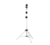 Штатив напольный белый для камеры WST-PAZ-ADSH-14 с креплением в паз на шарнире и адаптером холодный башмак с резьбой 1/4, с одной гайкой