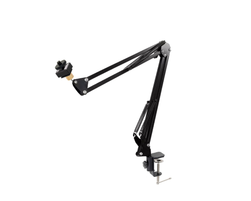 Стойка настольная для камеры NB-PAZ-AD-14 с креплением в паз и адаптером холодный башмак с резьбой 1/4, с одной гайкой