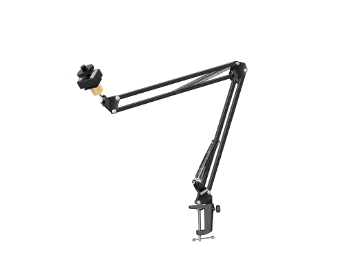 Стойка настольная для камеры STS-PAZ-AD-14 с креплением в паз и адаптером холодный башмак с резьбой 1/4, с одной гайкой