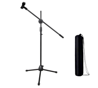 Напольная стойка журавль ML-63-3DM с 3 держателями для микрофона и сумкой для переноски