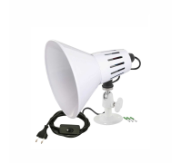 Настенный светильник AB-NKL-WW с большим абажуром с регулировкой угла наклона, белый