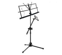 Подставка для нот PML-01-C18 складной пюпитр на стойке с держателем для планшета до 29 см