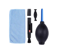 Набор для чистки оптики бинокля 3 в 1: салфетка, воздуходувка, ручка для чистки