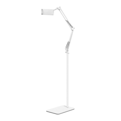 Держатель для телефона или планшета NS-02W-25, напольный, с пантографом, белый